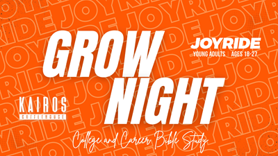 JOYRIDE - Grow Night at Kairos Coffeehouse