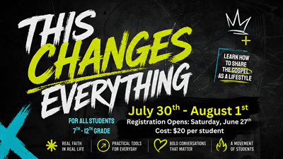 This Changes Everything! - Youth Event
